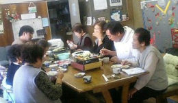 新花班の食事会。 新花班の食事会。