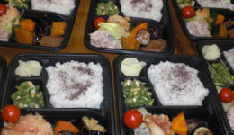 独居老人の配食弁当